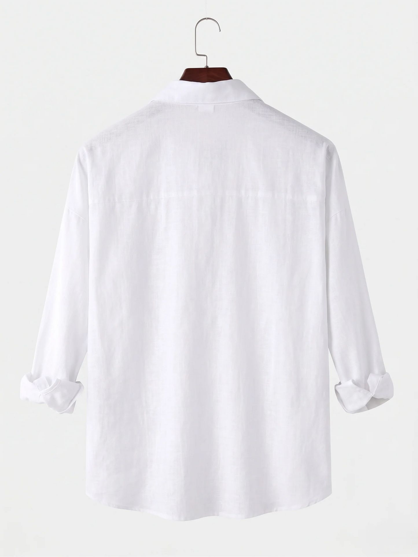White Printed Casual Shirt for Men
